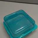 Sistema 1.24L Lunch Stack Square to Go Assorted Colours, Polypropylene, 1.24 Litre