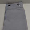 Yakamok 100% Blackout Curtains 84 Inches Long, 1 Thick Layers Heat and Full Light Blocking Soft Thermal Insulated Drapes for Bedroom (52" Wide Each Panel, Grey, 1 Panel)