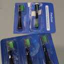 Replacement Toothbrush Heads for All Waterpik Sonic Fusion Models (SF-01, SF-02, SF-03, and SF-04 Series), Compact, with Covers, 5 Count, Black