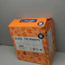 Pura Sensitive Skin Baby Diapers | Size 4 (18-31 lbs) | Hypoallergenic, Totally Chlorine Free, Fragrance Free, Up to 12-Hour Leak Protection | 6 Packs of 22 (132 Diapers)