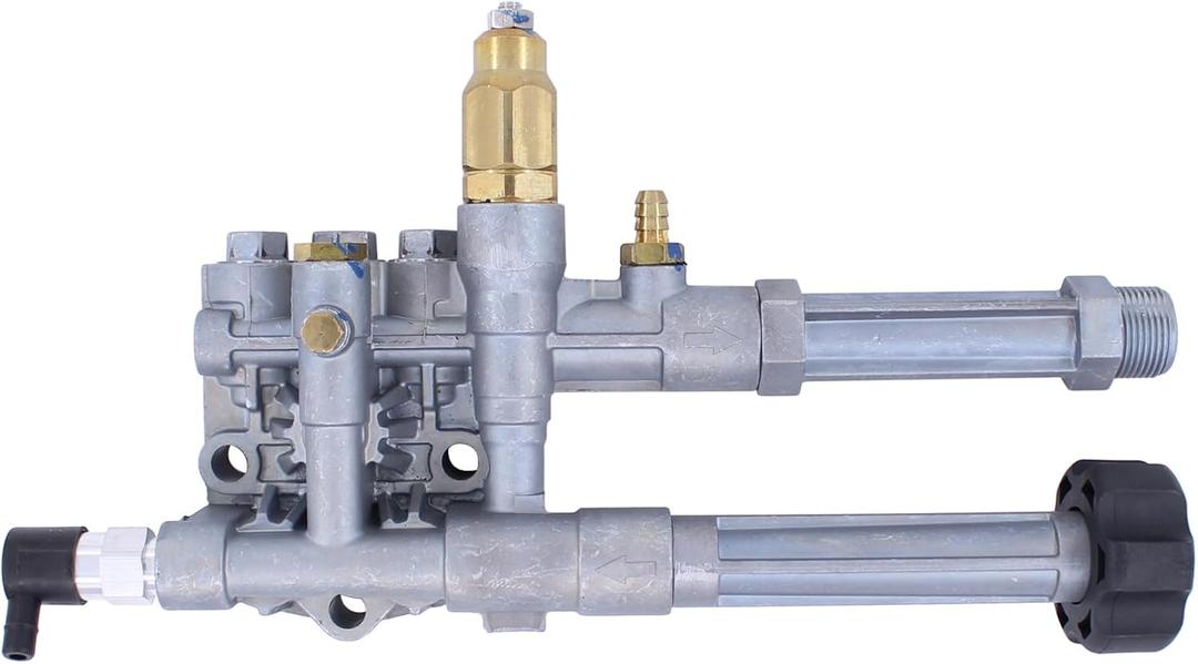 ApplianPar Pressure Washer Pump Head Assy for Troy Bilt RMW SRMW Pumps AR42518 AR43061 AR42940 RMW2G20 RMW2.2G24 RMW2G23B RMW2G24 RMW2G25 RMW2.2G20D SRMW2.2G26