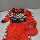 Kids Race Car Driver Costume for Boys Girl Racing Suit Racer Jumpsuit for Halloween Dress Up (3-4 Years)