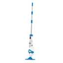 Starrybot 2026 Upgraded Cordless Pool Vacuum for Above Ground Pools, Dual Modes High-Flow/Strong-Suction, 19 GPM, 90 Mins Runtime, Handheld Pool Cleaner with Telescopic Pole, 3 Filter Bags, Dark Blue