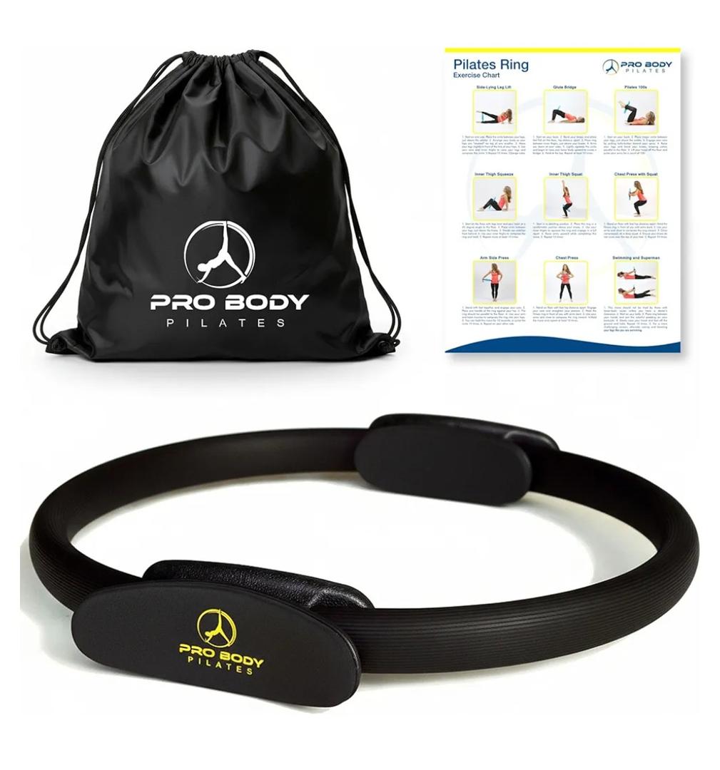 ProBody Pilates Fitness Circle – 14 Inch Pilates Ring for Focusing on Toning Inner Thighs, Arms, and Core