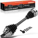 A-Premium CV Axle Shaft Assembly Compatible with Audi A3 06-13, A3 Quattro 07-13 & Volkswagen Jetta 06-18, Passat 06-08 10, CC 09-17, Eos 07-16, Golf 10-14, GTI 06-14, Front Left Driver Side