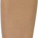 Truform Lymphedema Compression Arm Sleeve, 20-30 mmHg Post Mastectomy Support, Dot Top Grip Band, Beige, Large