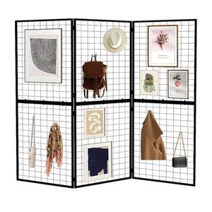 Foldable Gridwall Display Panel - 3 Pack of 2x5 Ft Heavy Duty Z Unit Wire Grid Wall Panels for Retail Store, Trade Show, Pop Up Shop, Versatile Merchandiser Display Foldable Gridwall Display Panel - 3 Pack of 2x5 Ft Heavy Duty Z Unit Wire Grid Wall Panels for Retail Store, Trade Show, Pop Up Shop, Versatile Merchandiser Display
