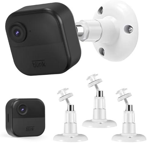 3rd & 4th Gen Blink Outdoor Camera Mounts , Aotnex All-New 360 Degree Adjustable Cover Surveillance Wall Mounts for Blink Outdoor Indoor Home Security Camera System (3 PCS, White)