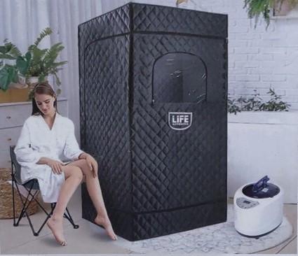 Life Authentic Portable Steam Sauna Tent with folding chair 