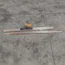 Ivilon Window Curtain Rod End Cap - 1 inch Pole. 120 to 240. Warm Gold (120" to 240")