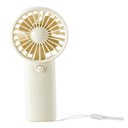 FINEDAYS Handheld Fan,Personal Rechargeable Hand Fan Portable Small Fan with 3 Speeds USB Rechargeable Hand Fan summer electric mini electric fan (White2)