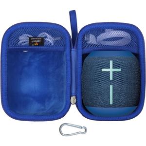 Aproca Blue Portable Storage Hard Case, for Ultimate Ears WONDERBOOM 4 / WONDERBOOM 3 Portable Waterproof Bluetooth Speaker and Accessories