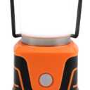 LED Camping lamp Super Bright 1500 lumens 4 Light Modes Dimmable searchlight Battery-Powered Emergency lamp Suitable for Night Hiking Tent Lighting Emergencies Power outages (Orange)