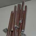 2 Pack Wood Curtain Rod for Windows 48 to 84, 1" Inch Adjustable Imitation Wood Grain Rods, Heavy Duty Boho Curtain Rods Easy Install Decorative Drapery Rod