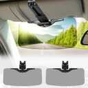 Sun Visor for Car,(2-piece Set) UV400Anti- Polarized/Anti-GlareAdjustable, Easy to Install Car Sun Visor Extender,Black /2