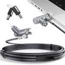 AboveTEK Laptop Locking Cable for MacBook Pro 14/16 (20212024), Anti-Theft Keyed Laptop Security Lock, 6.56ft Cut-Resistant Steel Computer Lock Cable, Rotatable & Portable Design