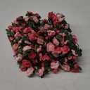 PARTY JOY 5pcs 41Ft Flower Garland Fake Rose Vine Artificial Flowers Hanging Rose Ivy Hanging Baskets Wedding Arch Garden Background Decor (Pink, 5)