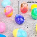 Butter Galaxy Slime Kit Easter Basket Stuffers - 8 Prefilled Easter Eggs with Butter Slime & Cute Slimes Add-ins, Soft & Non Stick Fluffy Slimes for Birthday Party Favors for Girls & Boys Egg Fillers