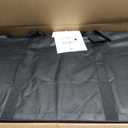 MLILY Tri-Fold Memory Foam Topper, 4 inch Twin Folding Mattress Topper with Collapsible and Washable Cover, Travel and Guest Mat, 75"38"4", Grey
