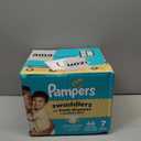 Pampers Swaddlers Diapers, Size 7 (26-50 lbs), 44 Count, Fragrance Free, Hypoallergenic, Absorbent, Pediatrician Recommended, Skin Safe