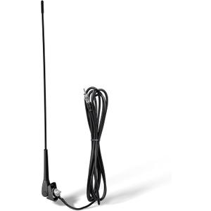 Waterproof Marine Boat Radio Antenna, AM/FM Stereo Antenna Mast Replacement with Mount Base for Boat Car Tractor RV ATV UTV Motorcycle Yacht Pontoon