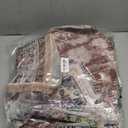 BESTSWEETIE 6ft Area Rugs for Living Room Washable Non Slip Carpet Low Pile Soft Vintage Print Pattern Rug for Bedroom Dining Room Kitchen Entryway Indoor-Burgundy / Brown / Brick / Black / Light tan