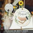 4 x Wedding Gifts for Couples 2025 - The Year We Got Married Ceramic Ornaments, Future Mr and Mrs Gift Ideas 2025, 1st Bridal Shower Ornaments for Bride, Bride to Be, Just Married Presents for Women