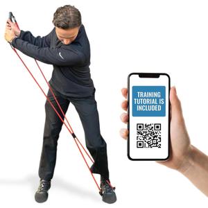 Golf Swing & Grip Accuracy & Power Trainer | Resistance Band Training Aid for Swing Path, Grip & Muscle Memory | Pre-Round Warm-Up & Practice Tool | Golf Training Aids & Accessories | Right Hand Only