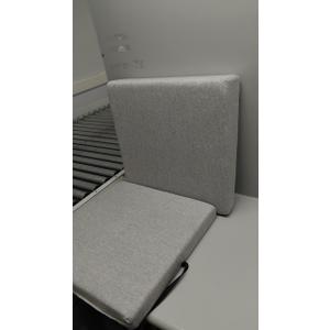 20x 20 Inch Outdoor Seat Cushion,  Fade Resistant Deep Seat and Back Cushion with Removable Cover for Patio Furniture Chair, Sofa and Couch, Light Gray