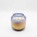 6OZ Iridescent Glass Candle Blue