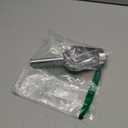 Ice Scoop with Magnetic Scoop Holder Compatible with GE Opal 2.0 Nugget Ice Makers, 9 In Low-Carbon Stainless Steel Alloy Scooper for Kitchen Refrigerator Accessory Pet Food Scooper(Grey) (Gray)