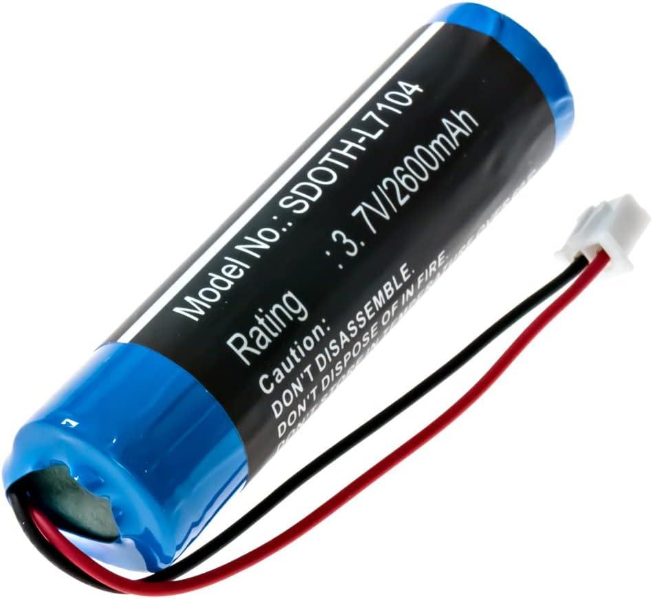 Synergy Digital Battery Compatible with Croove B0143KH9KG Replacement Battery - (Li-Ion, 3.7V, 2600 mAh)