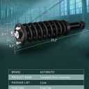 AUTOMUTO Strut Spring Assembly Front Pair Shock Absorber Fit 2000-2006 for Toyota Tundra 4WD RWD