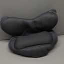 Extra Thick Large Bath Pillow with Neck,Back,Head Support for Bathtub, Spa, Soaking Gray(19''x15'')