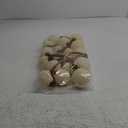 18 Pcs Velvet Christmas Balls Bulk 3.15, 2.76, 2.36 Inch, Flocked Xmas Tree Ball Ornaments Plastic Velvet Christmas Ornaments Xmas Tree Hanging Decoration(Cream White)