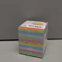 Resurhang 1000 Pieces Small Note Pad 3.4 Inch x 3.4 Inch Square Memo Cube Refill Memo Pads with Cube Non Sticky Mini Paper Reminders Office Writing Supplies Crafts(Pastel Colors)