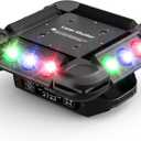 Moving Head Light, FODEXAZY DJ Lights 12LEDs 150W R/G/B/W Beam 4-in-1 Strobe Stage Light with 16CH/64CH DMX512 and Sound Activated for Wedding Disco Dj Party Christmas