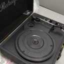 Vinyl Record Player 3Speed Bluetooth Suitcase Portable BeltDriven Record Player with Builtin Speakers RCA Line Out AUX in Headphone Jack Vintage Turntable