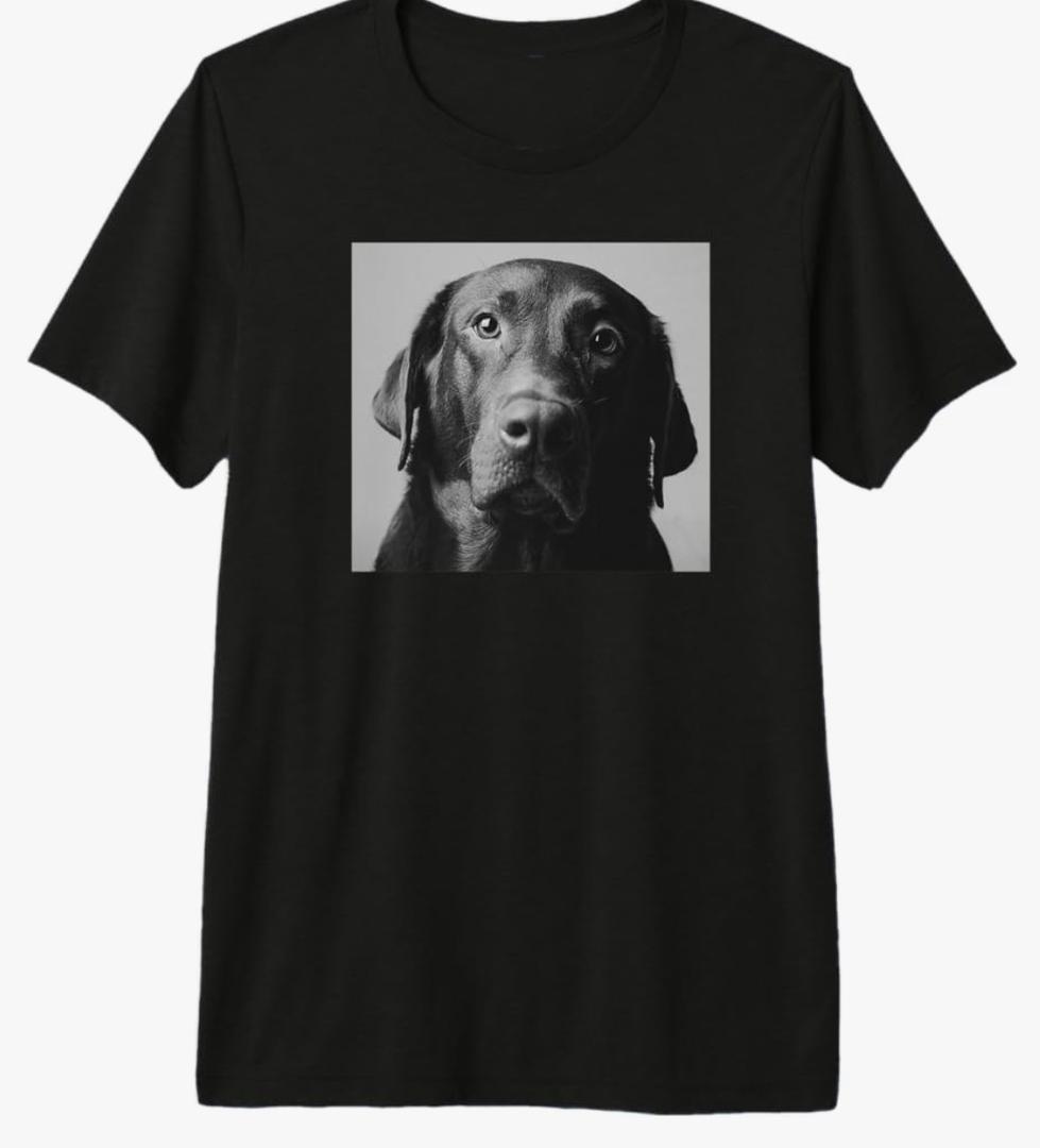 Black Labrador Retriever Chocolate Lab Dog Mom Dad Premium T-Shirt Size XL
