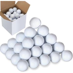 Jerify Practice Golf Balls Bulk 45g Solid Rubber Golf Training Balls High Bounce Performance for Hit Away Swing Driving Range Indoor Outdoor Training