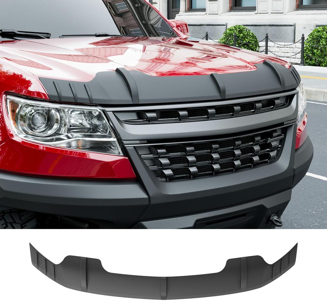 powoq Hood Deflector Compatible with 2015-2020 Ford F150 Hood Protector Shield TPE Deflector Replacement for 2015-2020 Ford F-150 Accessories