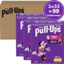 Pull-Ups Girls' Potty Training Pants, Size 4T-5T Training Underwear (38-50 lbs), 99 Count (3 Packs of 33)
