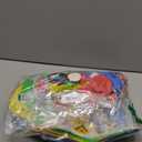 Sumind 228 Pcs Train Party Favors Birthday Decoration Non Woven Goodie Bags Plastic Straws Punch Balloons Stamps Stickers Silicone Wristbands for Train themed Birthday Party Supplies