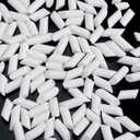 4LB White Ceramic Filler Media Non-Abrasive Ceramic Pellets for All Type Tumblers 3/16" X 3/8"
