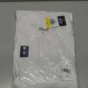 IZOD Uniform Young Men's Long Sleeve Pique Polo, Size M, White