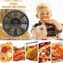 6.5QT Air Fryer Crisper Plate for Ninja OL500/OL501 Foodi Pressure Cooker & Air Fryers, Upgraded Grill Plate Pan Crisper Tray Rack Grate Grid Shelf for Ninja 6.5QT Air Fryer, Dishwasher Safe