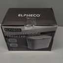 ELPHECO Kitchen Compost Bin with Lid 1.8 Gallon Hanging Trash Can with Lid, 7 Liter Wall-Mounted Garbage Can for Kitchen Cabinet Door, Small Under Sink Trash Can for Cupboard, Bathroom, Office