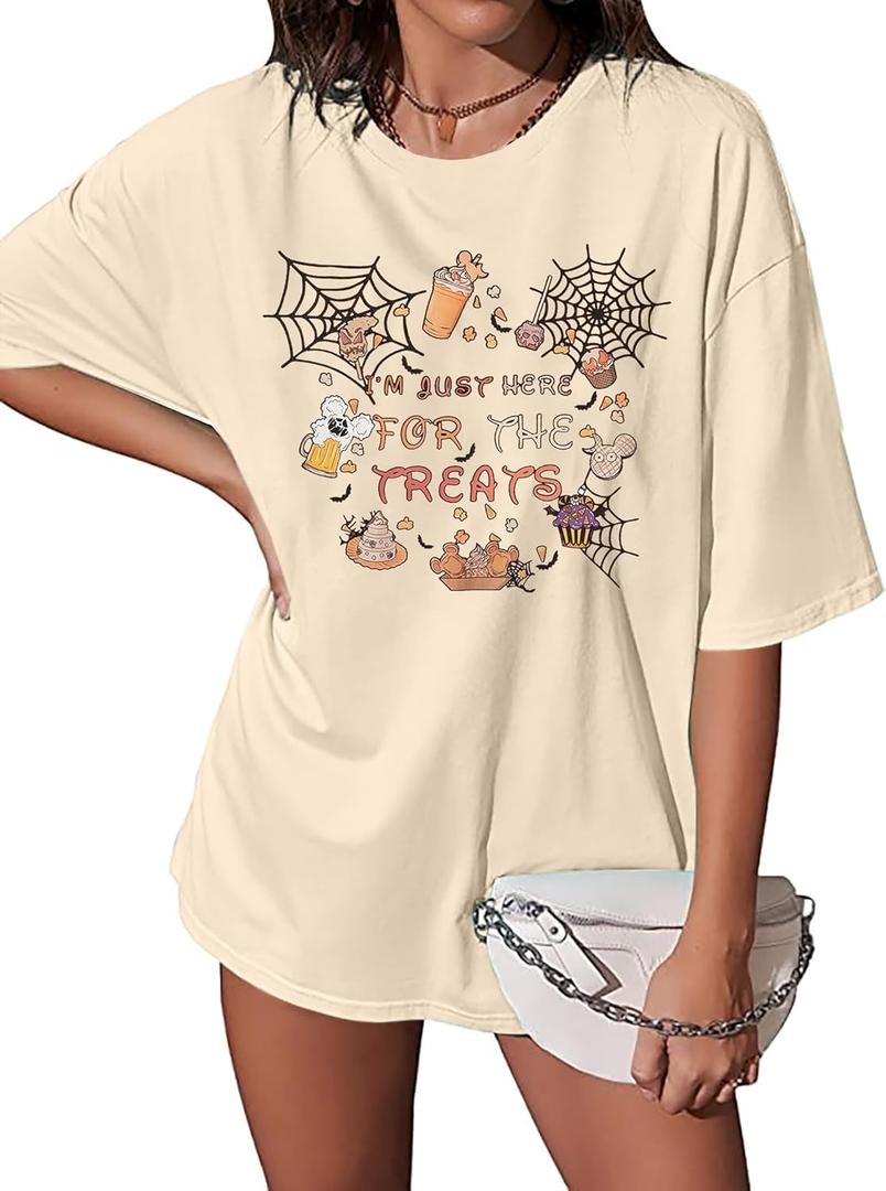 Women Graphic Shirts Magical T Shirt Vacation Holiday Short Sleeve Top Graphic (L)
