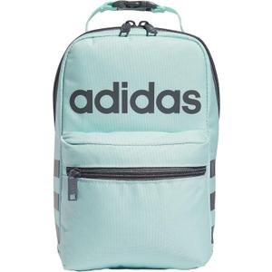 adidas Unisex Santiago Lunch Bag, Insulated School Food Container Box Discontinued, Semi Flash Aqua Blue/Onix Grey/2.0, One Size