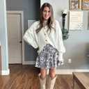 Bsubseach Flowy Shorts for Women High Waist Ruffle Mini Skirts Teen Girls Casual Boho Flowy Skirt Golf Tennis Skort (M)